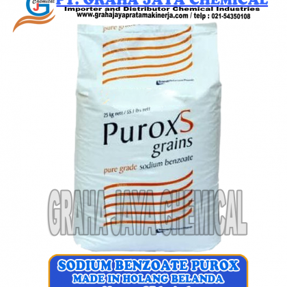 SODIUM BENZOATE PUROX Holland -1 kg Repack (3 pcs Disc 5%)