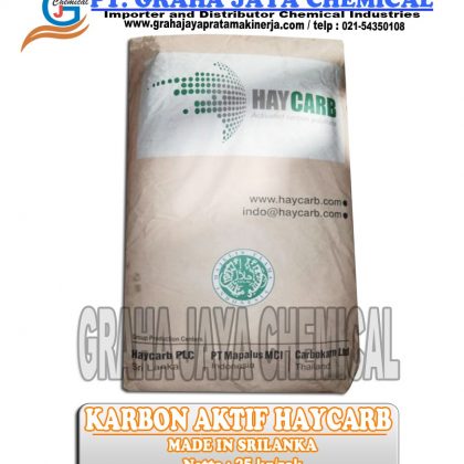 Karbon Aktif Premium Haycarb Halal Original Packing 25 kg